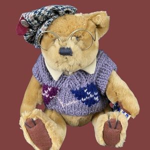 Teddy Bear Sherwood Brass Button Collection 1996 Pickford 9982301